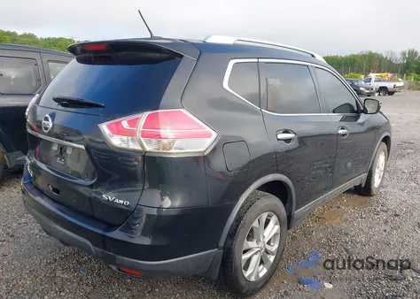 2016 Nissan Rogue Sv z USA, uszkodzony, nr VIN KNMAT2MV1GP720356